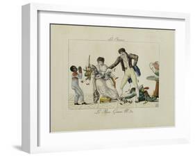 Le Bon Genre: Observations About the Parisian Fashion and Customs-Pierre Antoine Leboux De La Mesangere-Framed Giclee Print