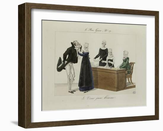 Le Bon Genre: Observations About the Parisian Fashion and Customs-Pierre Antoine Leboux De La Mesangere-Framed Giclee Print