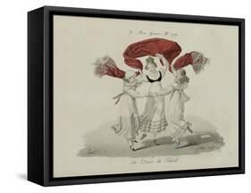 Le Bon Genre: Observations About the Parisian Fashion and Customs-Pierre Antoine Leboux De La Mesangere-Framed Stretched Canvas