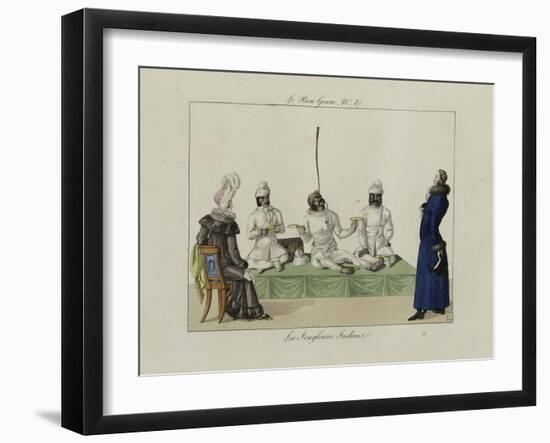 Le Bon Genre: Observations About the Parisian Fashion and Customs-Pierre Antoine Leboux De La Mesangere-Framed Giclee Print