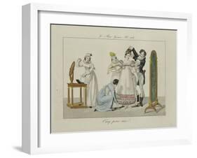 Le Bon Genre: Observations About the Parisian Fashion and Customs-Pierre Antoine Leboux De La Mesangere-Framed Giclee Print