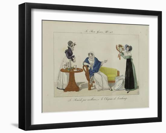 Le Bon Genre: Observations About the Parisian Fashion and Customs-Pierre Antoine Leboux De La Mesangere-Framed Giclee Print