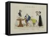 Le Bon Genre: Observations About the Parisian Fashion and Customs-Pierre Antoine Leboux De La Mesangere-Framed Stretched Canvas