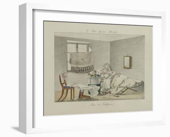 Le Bon Genre: Observations About the Parisian Fashion and Customs-Pierre Antoine Leboux De La Mesangere-Framed Giclee Print