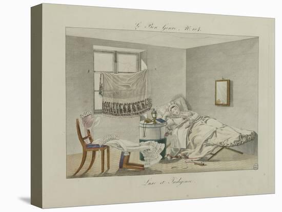 Le Bon Genre: Observations About the Parisian Fashion and Customs-Pierre Antoine Leboux De La Mesangere-Stretched Canvas