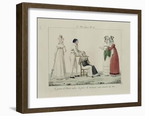 Le Bon Genre: Observations About the Parisian Fashion and Customs-Pierre Antoine Leboux De La Mesangere-Framed Giclee Print