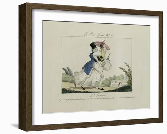 Le Bon Genre: Observations About the Parisian Fashion and Customs-Pierre Antoine Leboux De La Mesangere-Framed Giclee Print