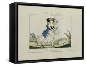 Le Bon Genre: Observations About the Parisian Fashion and Customs-Pierre Antoine Leboux De La Mesangere-Framed Stretched Canvas