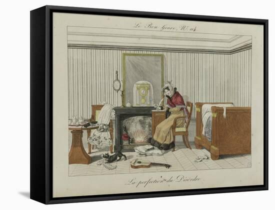 Le Bon Genre: Observations About the Parisian Fashion and Customs-Pierre Antoine Leboux De La Mesangere-Framed Stretched Canvas