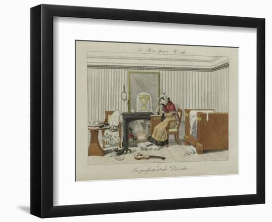 Le Bon Genre: Observations About the Parisian Fashion and Customs-Pierre Antoine Leboux De La Mesangere-Framed Giclee Print