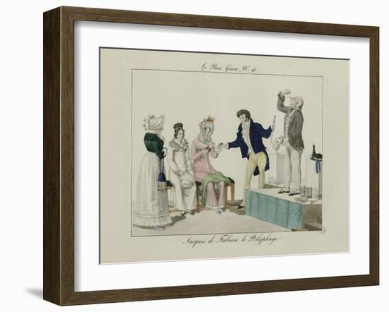 Le Bon Genre: Observations About the Parisian Fashion and Customs-Pierre Antoine Leboux De La Mesangere-Framed Giclee Print