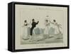 Le Bon Genre: Observations About the Parisian Fashion and Customs-Pierre Antoine Leboux De La Mesangere-Framed Stretched Canvas