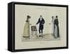 Le Bon Genre: Observations About the Parisian Fashion and Customs-Pierre Antoine Leboux De La Mesangere-Framed Stretched Canvas