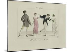 Le Bon Genre: Observations About the Parisian Fashion and Customs-Pierre Antoine Leboux De La Mesangere-Mounted Giclee Print