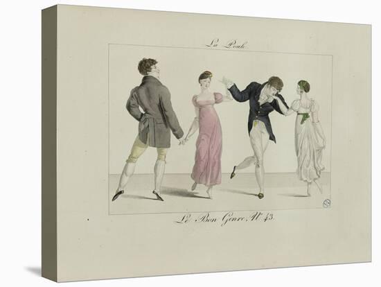 Le Bon Genre: Observations About the Parisian Fashion and Customs-Pierre Antoine Leboux De La Mesangere-Stretched Canvas