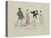 Le Bon Genre: Observations About the Parisian Fashion and Customs-Pierre Antoine Leboux De La Mesangere-Stretched Canvas