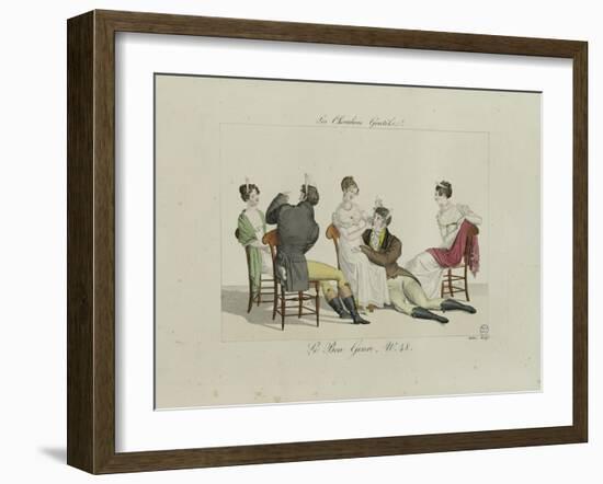 Le Bon Genre: Observations About the Parisian Fashion and Customs-Pierre Antoine Leboux De La Mesangere-Framed Giclee Print