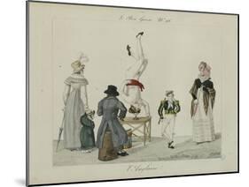 Le Bon Genre: Observations About the Parisian Fashion and Customs-Pierre Antoine Leboux De La Mesangere-Mounted Giclee Print