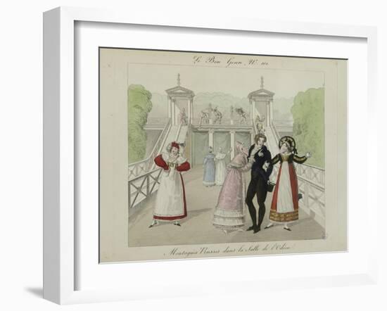 Le Bon Genre: Observations About the Parisian Fashion and Customs-Pierre Antoine Leboux De La Mesangere-Framed Giclee Print