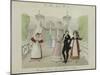 Le Bon Genre: Observations About the Parisian Fashion and Customs-Pierre Antoine Leboux De La Mesangere-Mounted Giclee Print