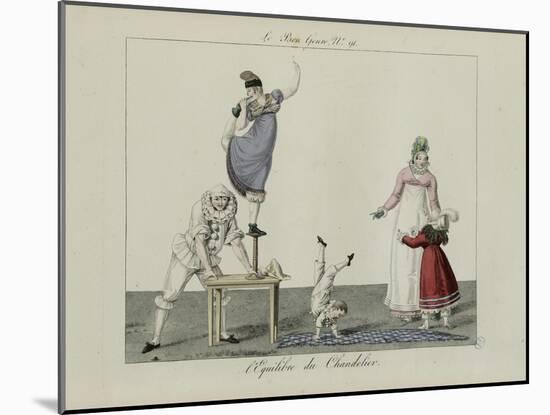 Le Bon Genre: Observations About the Parisian Fashion and Customs-Pierre Antoine Leboux De La Mesangere-Mounted Giclee Print