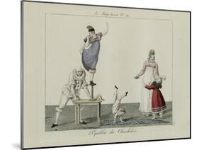 Le Bon Genre: Observations About the Parisian Fashion and Customs-Pierre Antoine Leboux De La Mesangere-Mounted Giclee Print