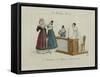 Le Bon Genre: Observations About the Parisian Fashion and Customs-Pierre Antoine Leboux De La Mesangere-Framed Stretched Canvas