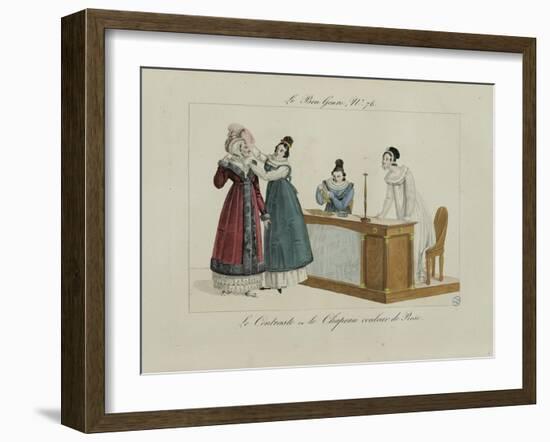 Le Bon Genre: Observations About the Parisian Fashion and Customs-Pierre Antoine Leboux De La Mesangere-Framed Giclee Print