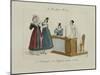 Le Bon Genre: Observations About the Parisian Fashion and Customs-Pierre Antoine Leboux De La Mesangere-Mounted Giclee Print