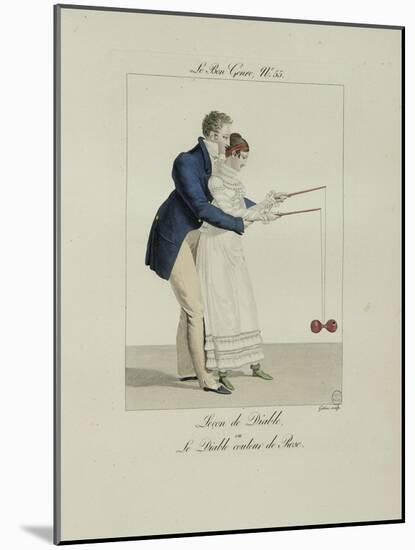 Le Bon Genre: Observations About the Parisian Fashion and Customs-Pierre Antoine Leboux De La Mesangere-Mounted Giclee Print