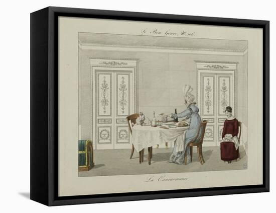 Le Bon Genre: Observations About the Parisian Fashion and Customs-Pierre Antoine Leboux De La Mesangere-Framed Stretched Canvas