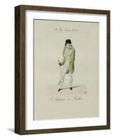 Le Bon Genre: Observations About the Parisian Fashion and Customs-Pierre Antoine Leboux De La Mesangere-Framed Giclee Print