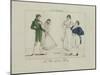 Le Bon Genre: Observations About the Parisian Fashion and Customs-Pierre Antoine Leboux De La Mesangere-Mounted Giclee Print