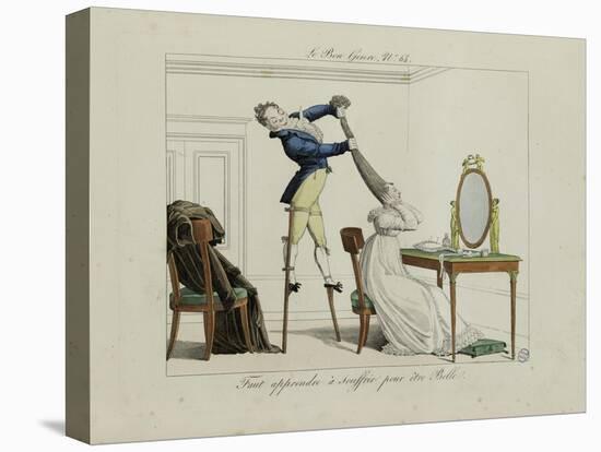 Le Bon Genre: Observations About the Parisian Fashion and Customs-Pierre Antoine Leboux De La Mesangere-Stretched Canvas