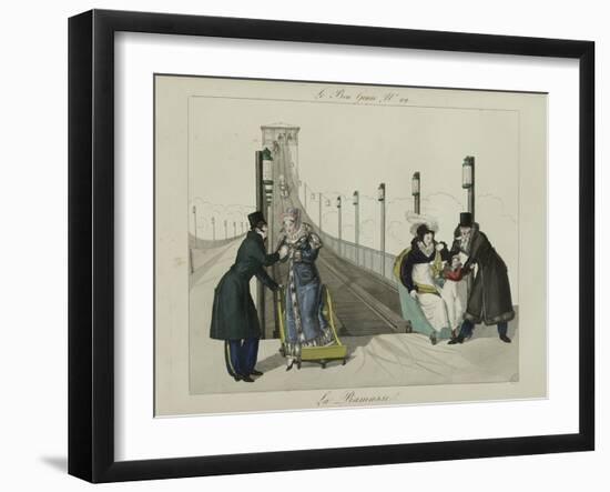 Le Bon Genre: Observations About the Parisian Fashion and Customs-Pierre Antoine Leboux De La Mesangere-Framed Giclee Print