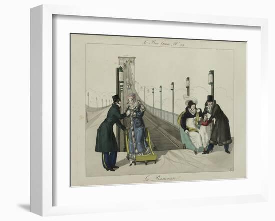 Le Bon Genre: Observations About the Parisian Fashion and Customs-Pierre Antoine Leboux De La Mesangere-Framed Giclee Print