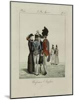 Le Bon Genre: Observations About the Parisian Fashion and Customs-Pierre Antoine Leboux De La Mesangere-Mounted Giclee Print