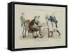 Le Bon Genre: Observations About the Parisian Fashion and Customs-Pierre Antoine Leboux De La Mesangere-Framed Stretched Canvas