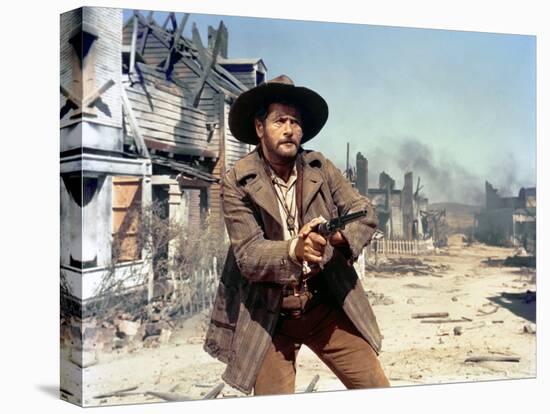 Le bon, la brute and le truand THE GOOD, THE BAD AND THE UGLY by SergioLeone with Eli Wallach, 1966-null-Stretched Canvas