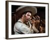 Le bon, la brute and le truand THE GOOD, THE BAD AND THE UGLY by SergioLeone with Eli Wallach, 1966-null-Framed Photo