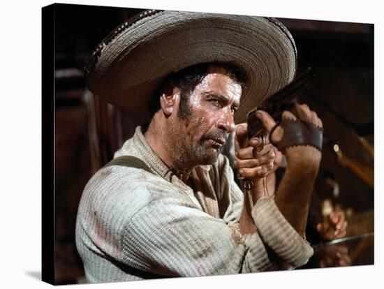 Le bon, la brute and le truand THE GOOD, THE BAD AND THE UGLY by SergioLeone with Eli Wallach, 1966-null-Stretched Canvas