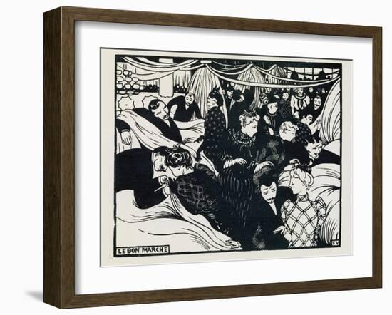 Le Bon Marche, 1893-Félix Vallotton-Framed Giclee Print