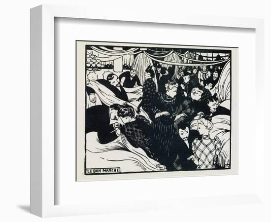 Le Bon Marche, 1893-Félix Vallotton-Framed Giclee Print