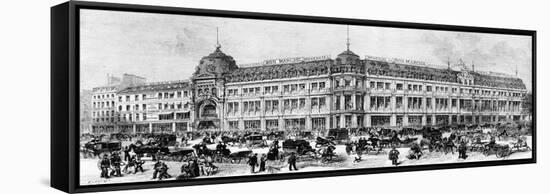 Le Bon Marche Stores, 2nd Half of 19th Century-Michel Charles Fichot-Framed Stretched Canvas