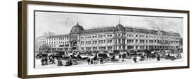 Le Bon Marche Stores, 2nd Half of 19th Century-Michel Charles Fichot-Framed Giclee Print