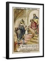 Le Bon Roi Dagobert, French Song-null-Framed Giclee Print