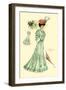 Le Bon Ton: Green for Springtime-null-Framed Art Print