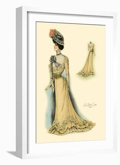 Le Bon Ton: In Gold-null-Framed Art Print