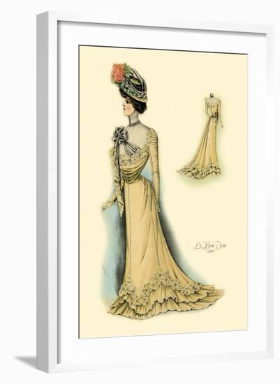 Le Bon Ton: In Gold-null-Framed Art Print