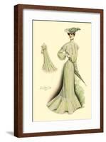 Le Bon Ton: In Green-null-Framed Art Print